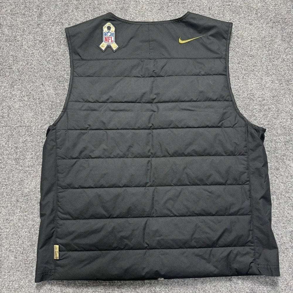 Nike Las Vegas Raiders On Field Salute to Service Utility Vest Size Small Camo A - Picture 2 of 11